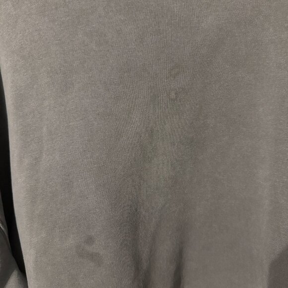 Mens Zara Dark Gray Mock Neck Sweatshirt - Picture 2 of 4